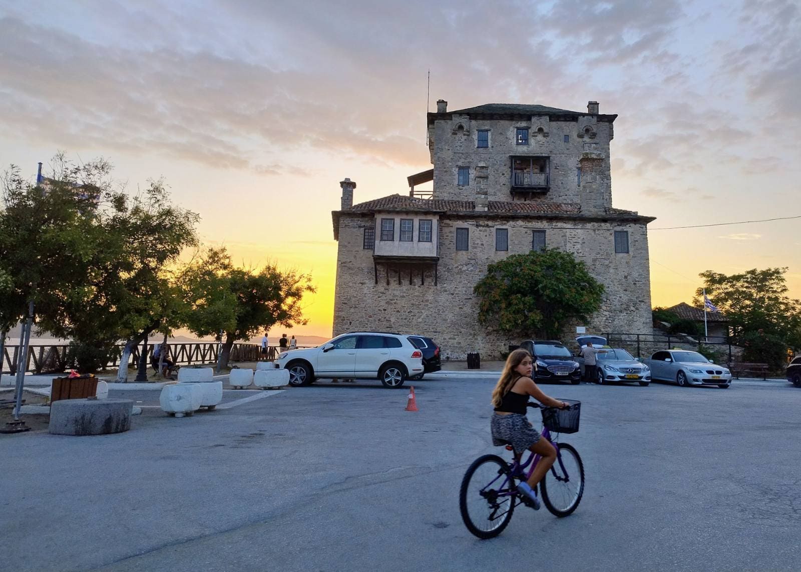Byzantin tower in Ouranopoli