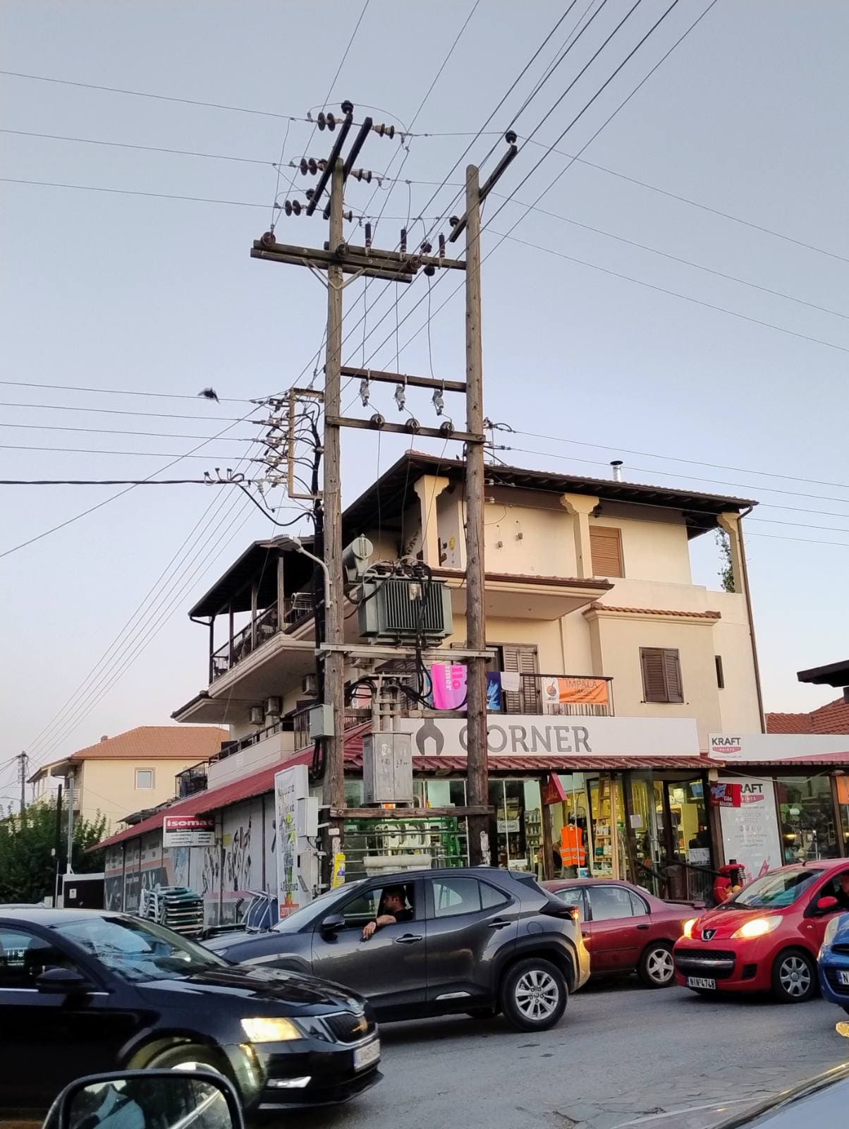 Ierissos electrical tower